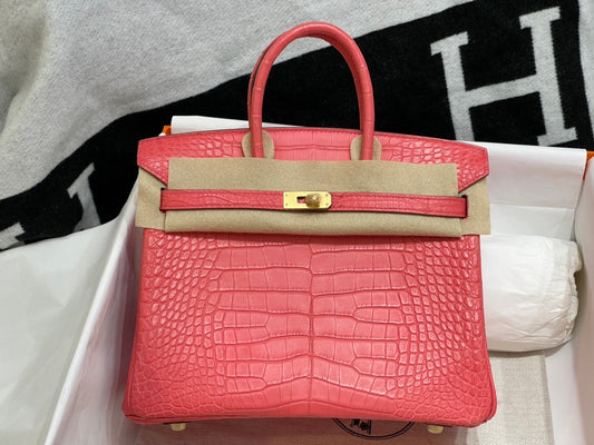 Hermes Birkin Croc 25